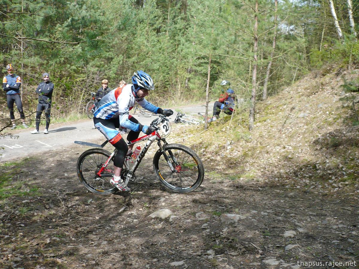 Martin při závodu na Plešivecké držce 2012